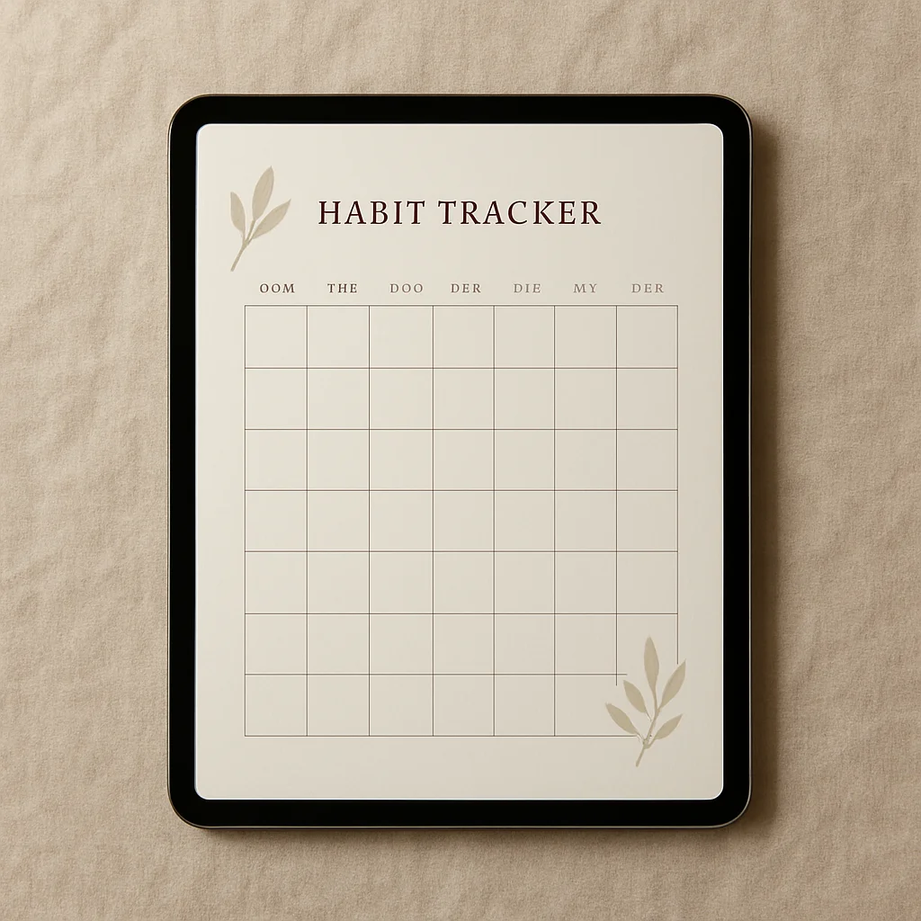 Planner de Hábitos Possíveis